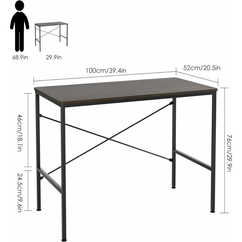 Escritorio Mesa de computadora Mesa de trabajo Mesa de escritorio Madera metal estable para sala de estar, oficina, oficina, estudio, juegos en
Escritorio Mesa de computadora Mesa de trabajo Mesa de escritorio Madera metal estable para sala de estar, oficina, oficina, estudio, juegos en