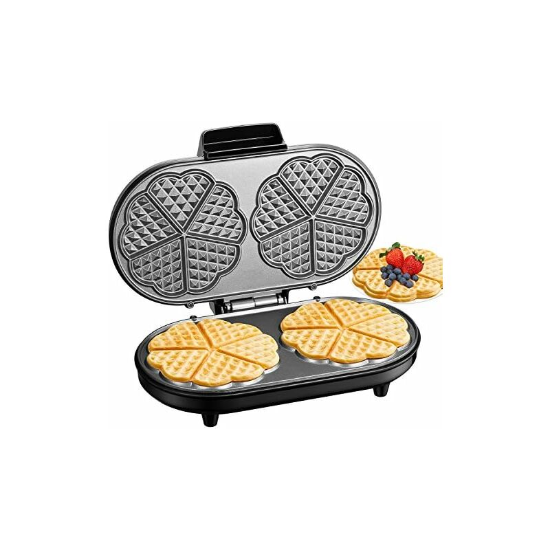 Máquina para hacer gofres de 1200 W, plancha para gofres doble en forma de corazón con plancha para gofres doble, control continuo de temperatura,
Máquina para hacer gofres de 1200 W, plancha para gofres doble en forma de corazón con plancha para gofres doble, control continuo de temperatura,