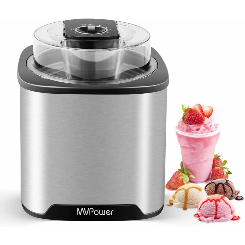 Máquina para hacer helados de 2 litros, máquina de helados de acero inoxidable para yogures fríos y sorbetes con temporizador y función de receta,
Máquina para hacer helados de 2 litros, máquina de helados de acero inoxidable para yogures fríos y sorbetes con temporizador y función de receta,