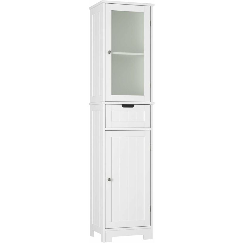 MVPOWER Mueble de baño columna con 1 cajón y 2 puertas, Mueble columna con 2 estantes ajustables, 40 x 30 x 170 cm
MVPOWER Mueble de baño columna con 1 cajón y 2 puertas, Mueble columna con 2 estantes ajustables, 40 x 30 x 170 cm