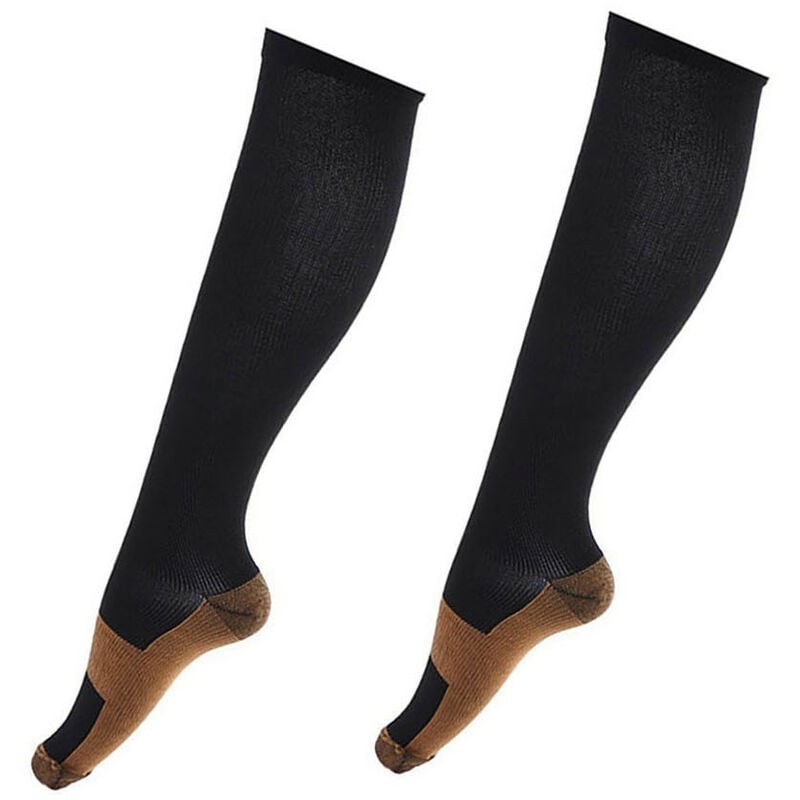 MyCare+ Medias de compresión pack de 2 , Calcetines terapéuticos tejidos en cobre , Reducir fatiga muscular , Cuidar lesiones (L/XL , Negro)
MyCare+ Medias de compresión pack de 2 , Calcetines terapéuticos tejidos en cobre , Reducir fatiga muscular , Cuidar lesiones (L/XL , Negro)