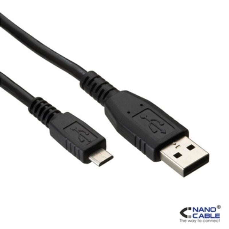 Nanocable 10.01.0503 cable USB 3 m 2.0 USB A Micro-USB B Negro
Nanocable 10.01.0503 cable USB 3 m 2.0 USB A Micro-USB B Negro