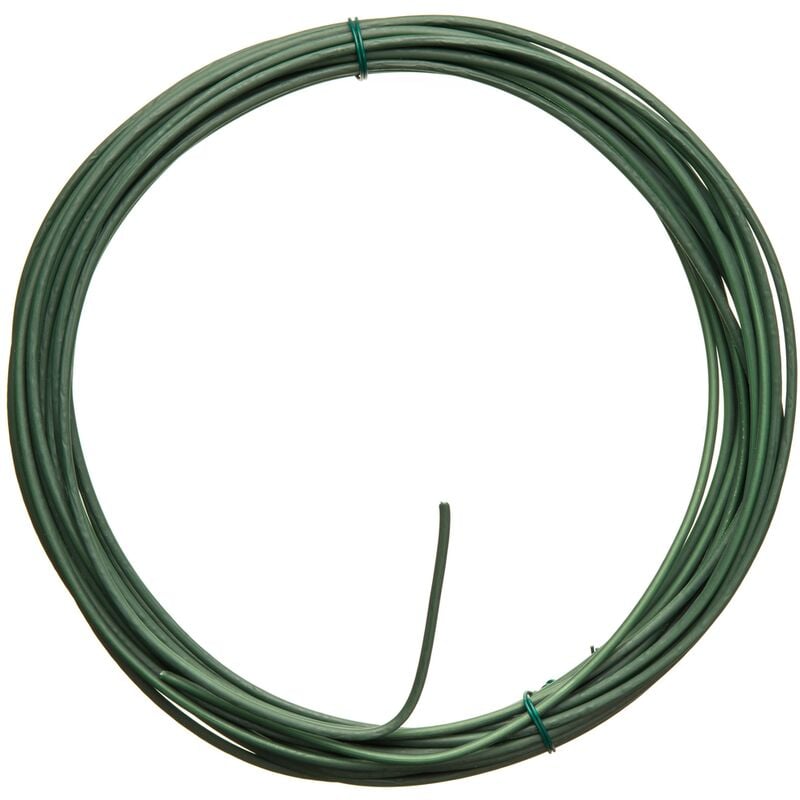 Rollo de Alambre de Hierro, 2,7 mm x 25 m, de Acero galvanizado, Color Verde - Nature
Rollo de Alambre de Hierro, 2,7 mm x 25 m, de Acero galvanizado, Color Verde - Nature