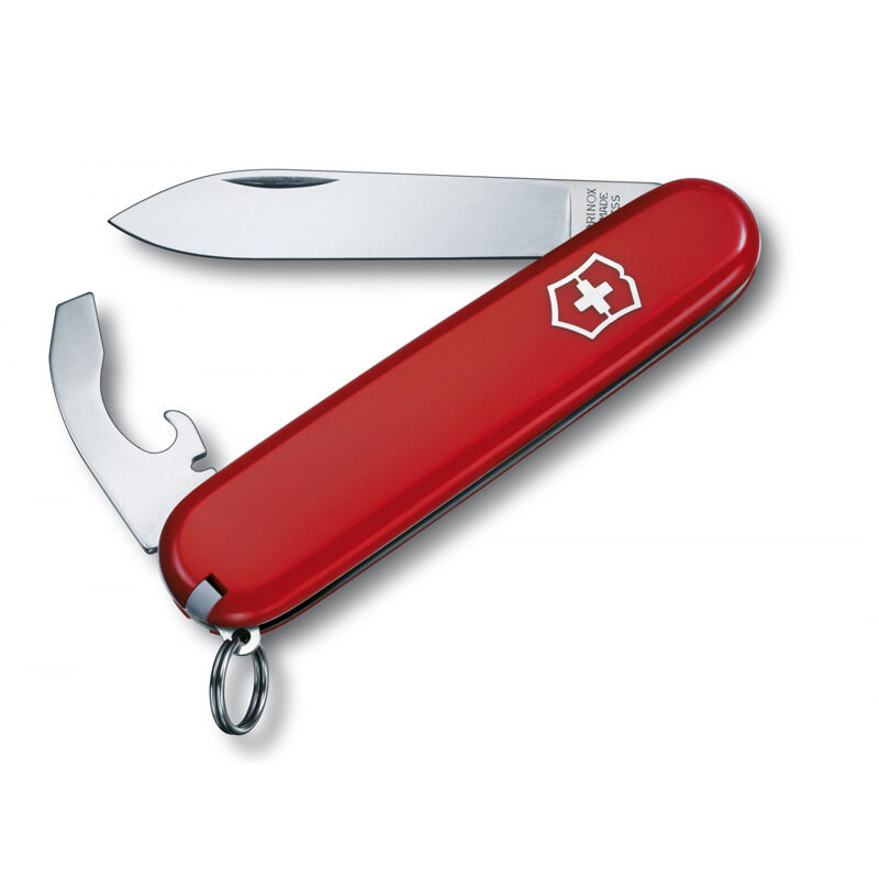 Victorinox - Navaja suiza de bolsillo mediana Bantam Rojo 0.2300.B1 con 8 funciones Incluye pinzas, llavero y abrelatas en blíster
Victorinox - Navaja suiza de bolsillo mediana Bantam Rojo 0.2300.B1 con 8 funciones Incluye pinzas, llavero y abrelatas en blíster