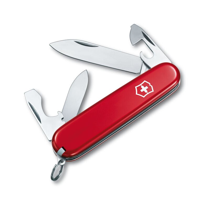 Navaja suiza de bolsillo mediana Recruit Roja 0.2503.B1 con 10 funciones Incluye Incluye un abrelatas con un destornillador pequeño en blíster
Navaja suiza de bolsillo mediana Recruit Roja 0.2503.B1 con 10 funciones Incluye Incluye un abrelatas con un destornillador pequeño en blíster