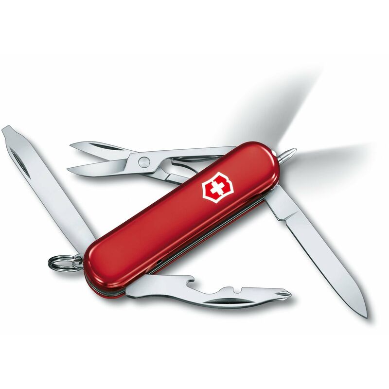 Navaja Suiza Victorinox Midnite Manager, incluye destornillador Phillips y LED, cuenta con 10 funciones, 31 gr, color rojo
Navaja Suiza Victorinox Midnite Manager, incluye destornillador Phillips y LED, cuenta con 10 funciones, 31 gr, color rojo