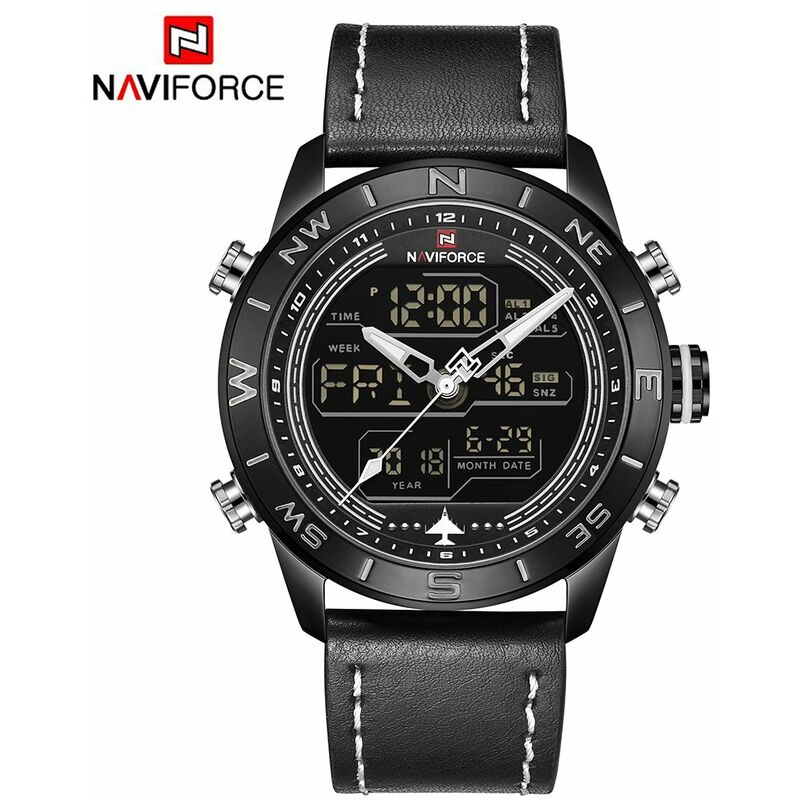 NAVIFORCE NF9144, reloj deportivo para hombre, reloj de pulsera de cuarzo de cuero militar Digital de moda, reloj Masculino con caja de regalo,blanco
NAVIFORCE NF9144, reloj deportivo para hombre, reloj de pulsera de cuarzo de cuero militar Digital de moda, reloj Masculino con caja de regalo,blanco