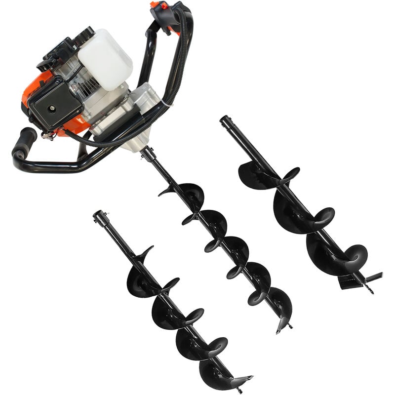 EB52 Ahoyador de gasolina de 52 cc, 3 CV Barrenador de suelo Set de perforadora Sinfin - Calidad certificada TÜV - Nemaxx
EB52 Ahoyador de gasolina de 52 cc, 3 CV Barrenador de suelo Set de perforadora Sinfin - Calidad certificada TÜV - Nemaxx