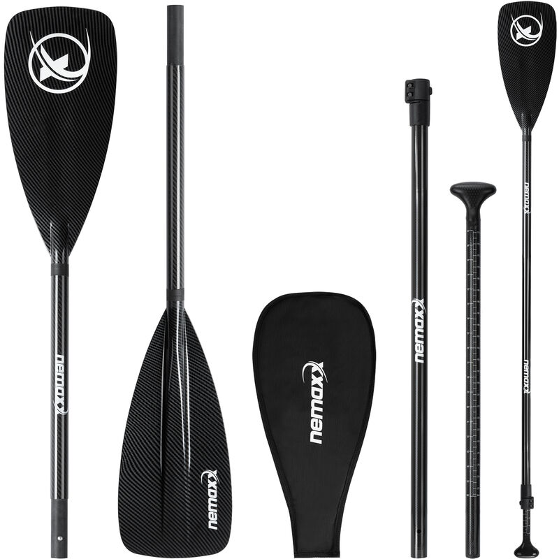 NEMAXX Professional CARBON SPEED paddle de 3 piezas para SUP - Stand Up Paddle Board, bote, kayak y canoa - extra estable y liviano 702g - función de
NEMAXX Professional CARBON SPEED paddle de 3 piezas para SUP - Stand Up Paddle Board, bote, kayak y canoa - extra estable y liviano 702g - función de