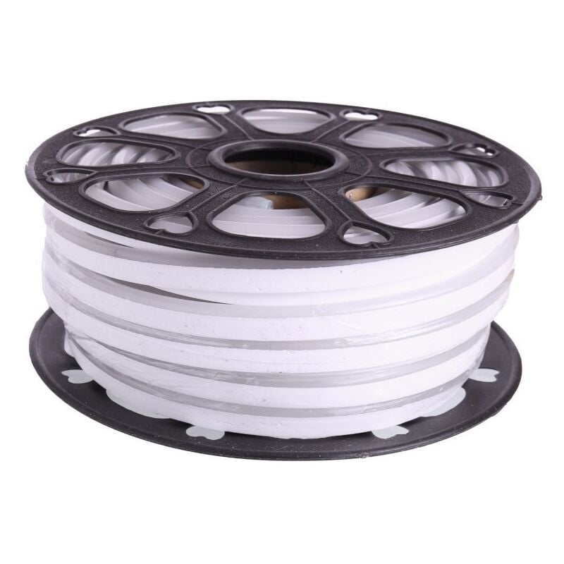 Tira LED NEON flexible 25m, Color luz blanca fria 12VDC 8 * 16mm, corte 1cm, 12W 100 led/m SMD2835, decoración, formas, cartel led - Jandei
Tira LED NEON flexible 25m, Color luz blanca fria 12VDC 8 * 16mm, corte 1cm, 12W 100 led/m SMD2835, decoración, formas, cartel led - Jandei