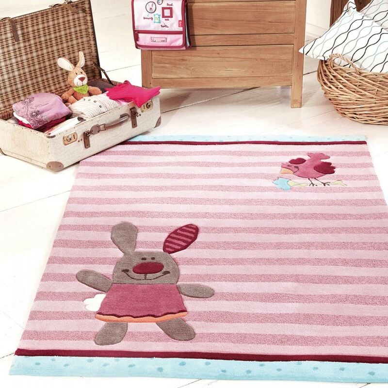 niño 120x180 cm alfombra rectangular RAYAS AMIGOS FELICES Rose Handtuft habitación adecuado para calefacción por suelo radiante - Rose
niño 120x180 cm alfombra rectangular RAYAS AMIGOS FELICES Rose Handtuft habitación adecuado para calefacción por suelo radiante - Rose