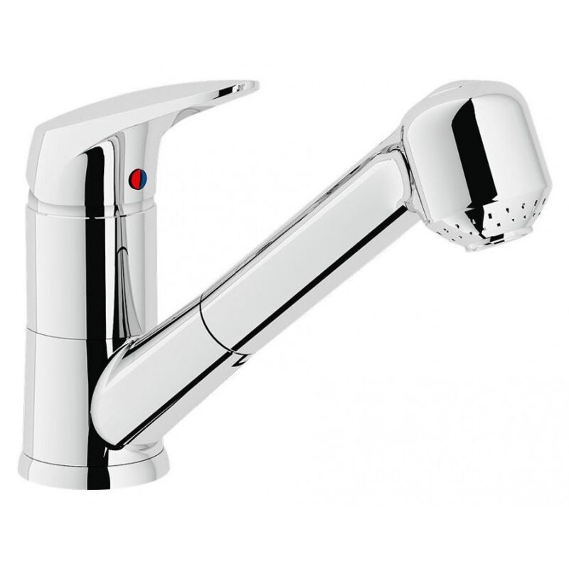 Nobili Mezclador monomando de fregadero con ducha de mano extraíble Hera H547117CR | Cromado
Nobili Mezclador monomando de fregadero con ducha de mano extraíble Hera H547117CR | Cromado
