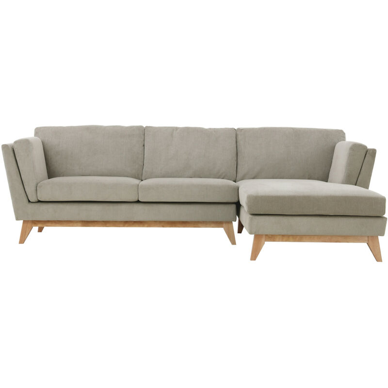 Concept-usine - Norden pana gris claro: Sofá escandinavo de 4 plazas con chaise longue a la derecha y patas de madera - Gris
Concept-usine - Norden pana gris claro: Sofá escandinavo de 4 plazas con chaise longue a la derecha y patas de madera - Gris