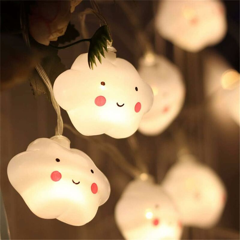 Nubes blancas cálidas Luces de cuento de hadas Cadena de luces nocturnas 3 metros 20 LED para dormitorio Pasillo Boda Coronas de Navidad Decoración
Nubes blancas cálidas Luces de cuento de hadas Cadena de luces nocturnas 3 metros 20 LED para dormitorio Pasillo Boda Coronas de Navidad Decoración