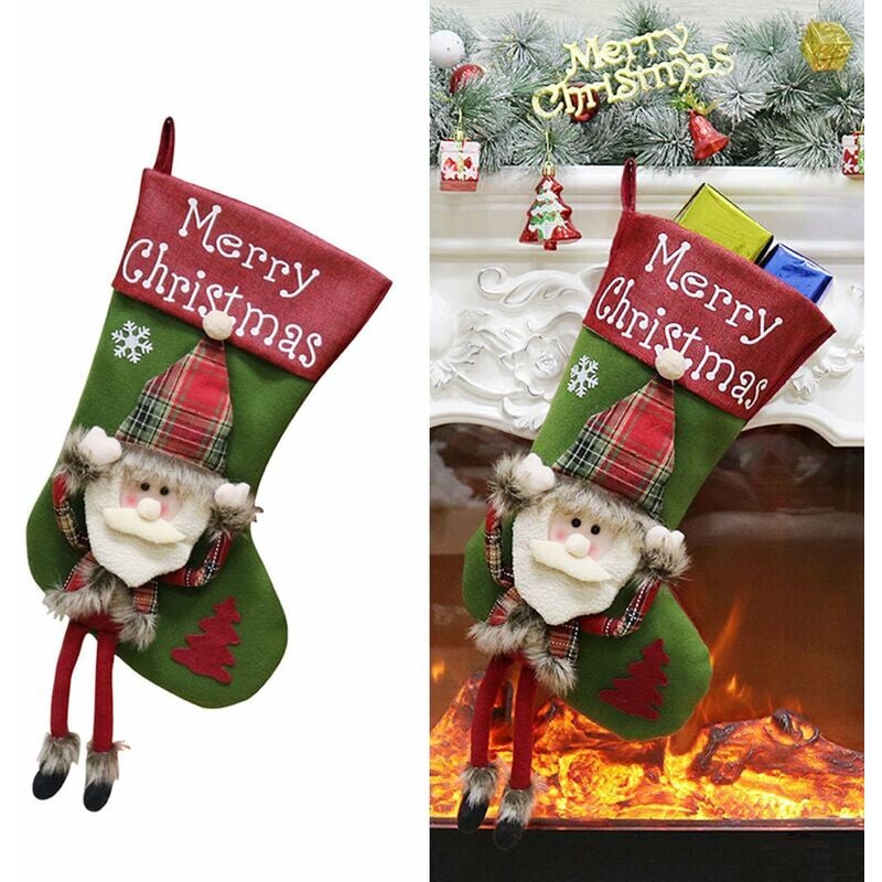 Happyshopping - Nuevo estilo de Navidad Calcetines de Navidad creativos Bolsa de regalo Colgante de arbol de Navidad Decoracion de Navidad para
Happyshopping - Nuevo estilo de Navidad Calcetines de Navidad creativos Bolsa de regalo Colgante de arbol de Navidad Decoracion de Navidad para