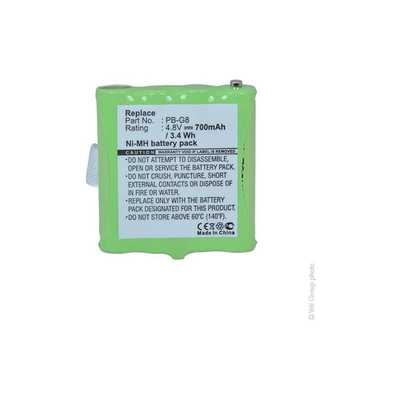 Batería walkie-talkie 4.8V 700mAh - PB-G8 ; PBG8 - NX