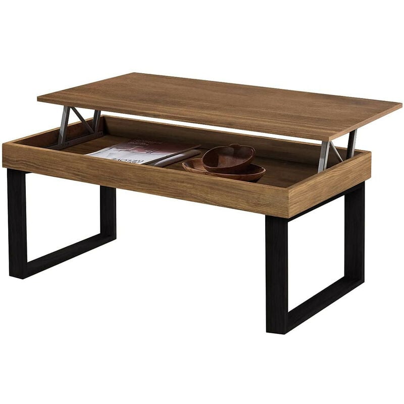 ODIN - Mesa Centro Elevable Madera Maciza, Acabado Encerado, Patas Color Negro. Medidas: 100x50x47 Cm
ODIN - Mesa Centro Elevable Madera Maciza, Acabado Encerado, Patas Color Negro. Medidas: 100x50x47 Cm