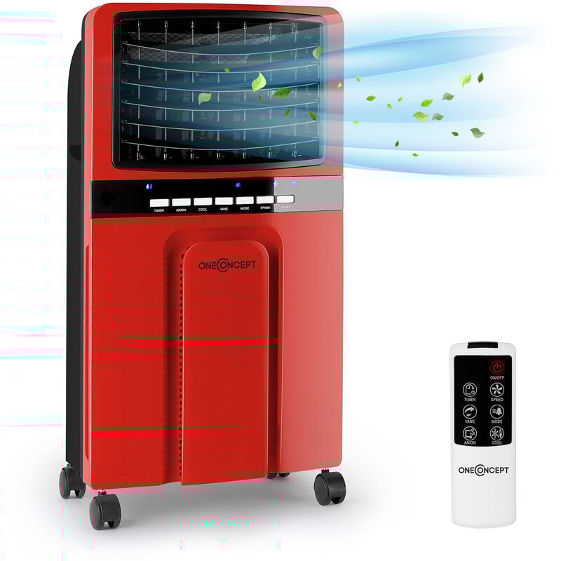 Baltic Red 3-en-1 Climatizador evaporativo Ventilador 65 W 360 m³/h mando a distancia
Baltic Red 3-en-1 Climatizador evaporativo Ventilador 65 W 360 m³/h mando a distancia