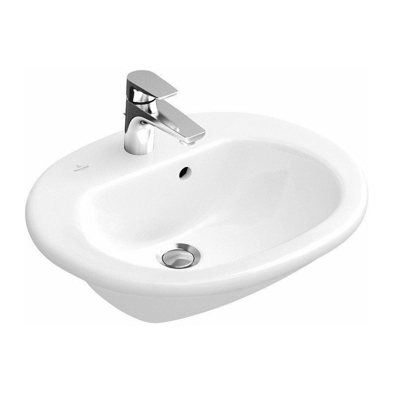 Villeroy&boch - O.novo, Lavabos semiencastrados, 550 x 450 mm, Ovalado, para grifería de 3 orificios, orificio central perforado, con rebosadero,
Villeroy&boch - O.novo, Lavabos semiencastrados, 550 x 450 mm, Ovalado, para grifería de 3 orificios, orificio central perforado, con rebosadero,