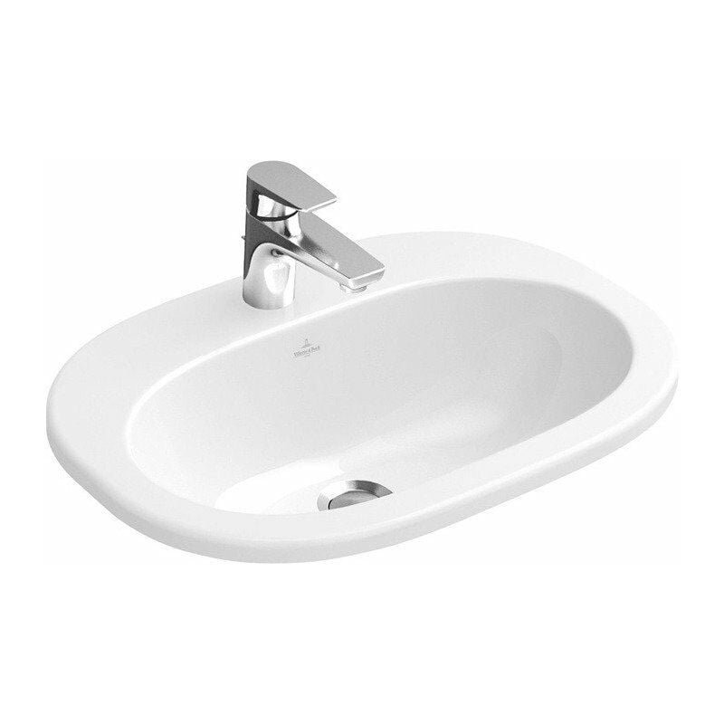 O.novo, Lavabos sobre encimera, 560 x 405 mm, Ovalado, para grifería de 3 orificios, orificio central perforado, con rebosadero, Porcelánico
O.novo, Lavabos sobre encimera, 560 x 405 mm, Ovalado, para grifería de 3 orificios, orificio central perforado, con rebosadero, Porcelánico
