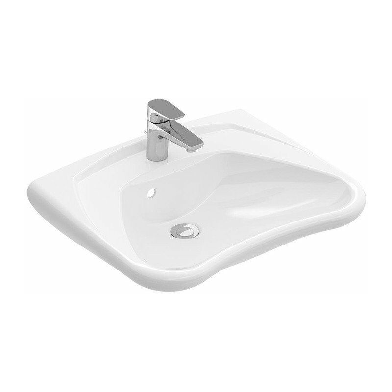 Villeroy&boch - O.novo Vita, Lavabos Classic, 600 x 490 mm, Rectangular, sin orificio para grifería, sin rebosadero, Porcelana sanitaria, NF White
Villeroy&boch - O.novo Vita, Lavabos Classic, 600 x 490 mm, Rectangular, sin orificio para grifería, sin rebosadero, Porcelana sanitaria, NF White