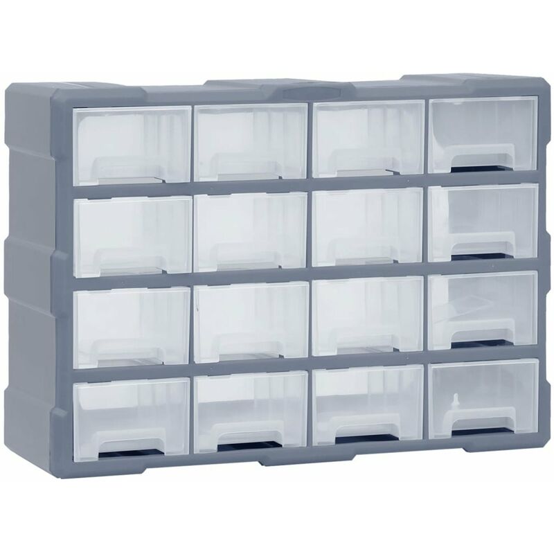 Happyshopping - Organizador multicajones con 16 cajones medianos 52x16x37 cm
Happyshopping - Organizador multicajones con 16 cajones medianos 52x16x37 cm