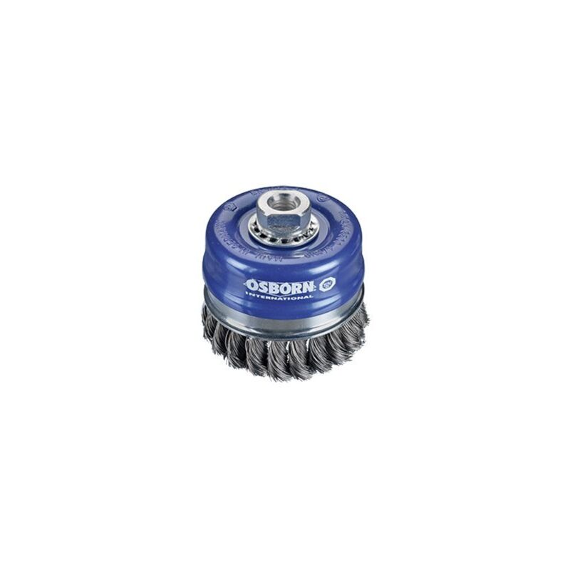 0002608153 - Cepillo taza acero trenzado con tuerca M14 y filamento Ø 0.50 mm (80x(25+25) ) - Osborn
0002608153 - Cepillo taza acero trenzado con tuerca M14 y filamento Ø 0.50 mm (80x(25+25) ) - Osborn