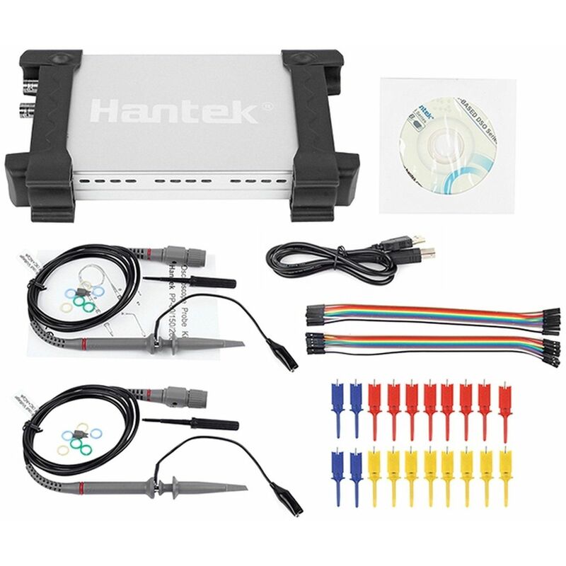 Osciloscopio y analizador logico 16 canales USB Digital 6022BL 20 mhz 48msa/s para PC - Hantek
Osciloscopio y analizador logico 16 canales USB Digital 6022BL 20 mhz 48msa/s para PC - Hantek