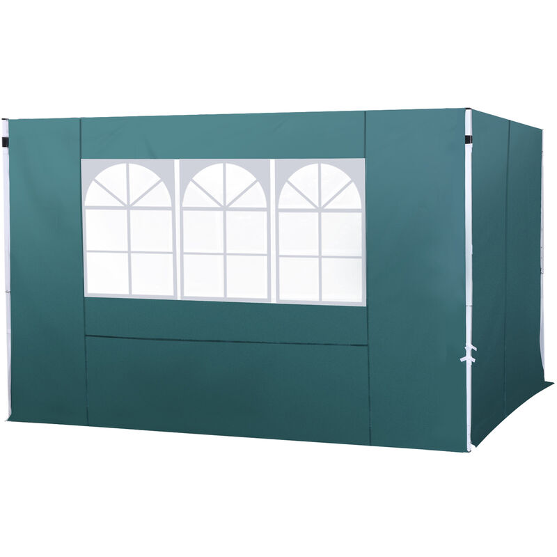 2 Paredes Parte Laterales para Carpa Tela Oxford Apto para 3x3 3x6 Verde - Verde oscuro
2 Paredes Parte Laterales para Carpa Tela Oxford Apto para 3x3 3x6 Verde - Verde oscuro