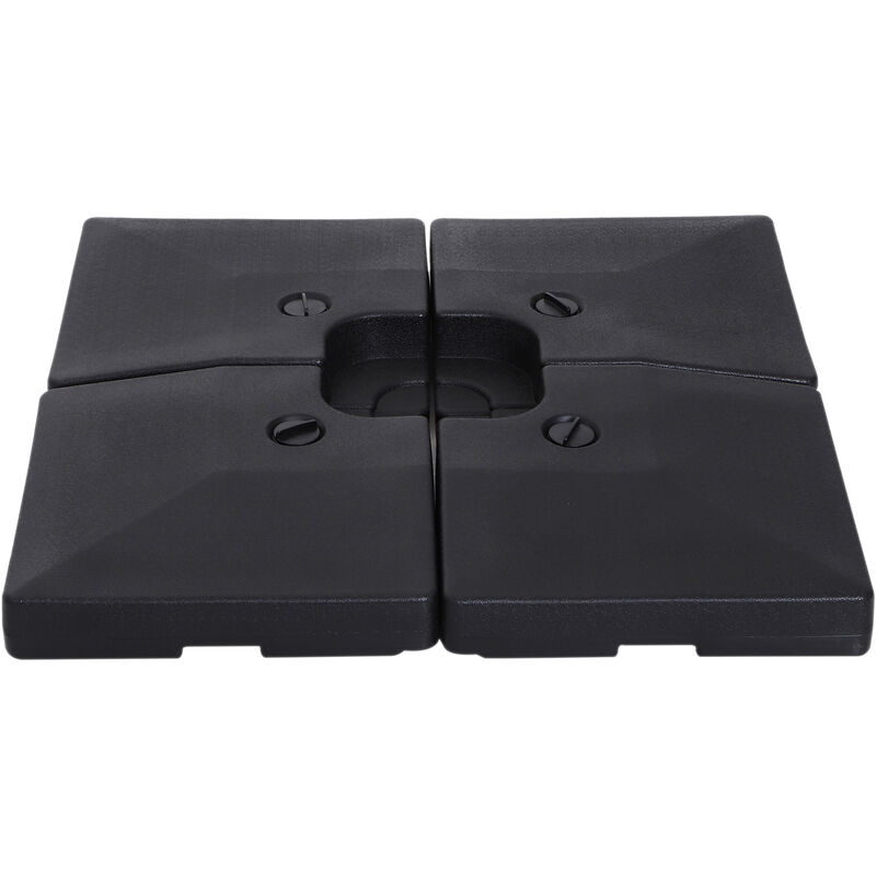 Outsunny - Pesos Rellenables para Sombrilla 4 Piezas para Base Cruzada Parasol de Jardín - Negro
Outsunny - Pesos Rellenables para Sombrilla 4 Piezas para Base Cruzada Parasol de Jardín - Negro