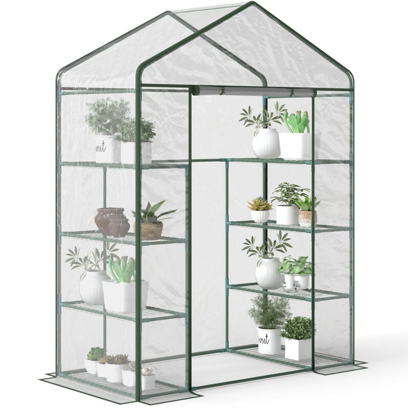 Invernadero de Jardín Caseta para Cultivos Plantas Tomates Flores 143x73x195cm - Verde
Invernadero de Jardín Caseta para Cultivos Plantas Tomates Flores 143x73x195cm - Verde