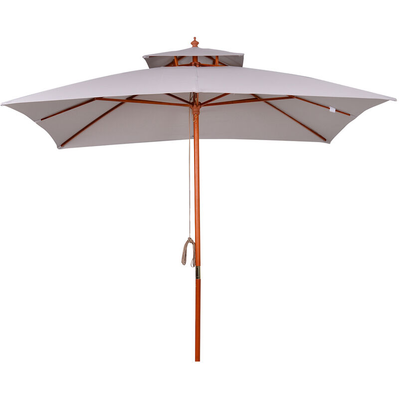 Outsunny - Sombrilla para Jardín Grandecon Diseño de Dos Niveles Poliéster 3x3m Gris Claro - Gris
Outsunny - Sombrilla para Jardín Grandecon Diseño de Dos Niveles Poliéster 3x3m Gris Claro - Gris