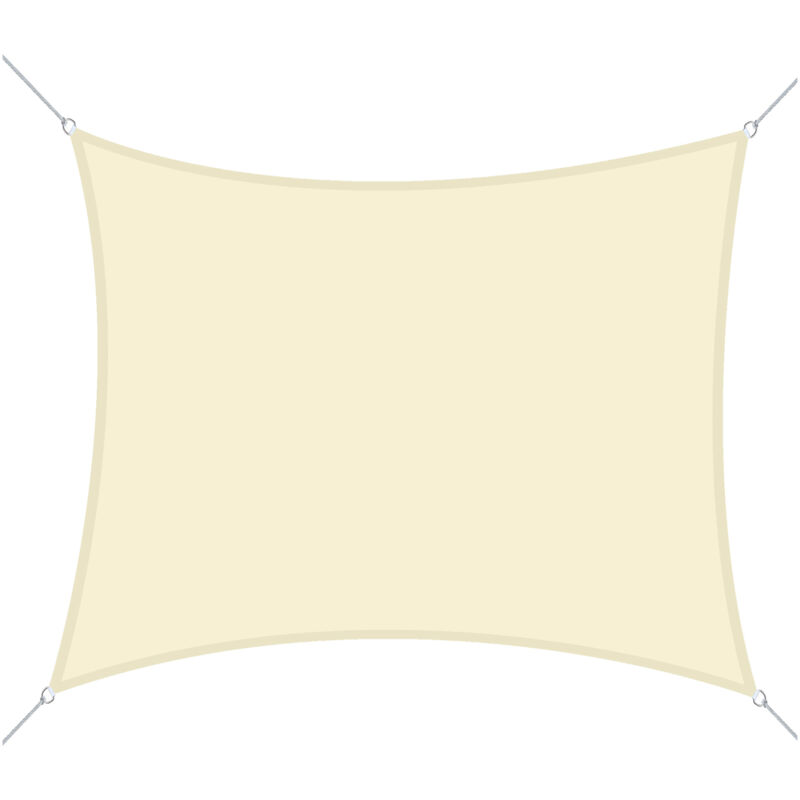 Outsunny - Toldo de Vela Rectangular para Jardín y Exterior Repelente al Agua Protección UV - Beige
Outsunny - Toldo de Vela Rectangular para Jardín y Exterior Repelente al Agua Protección UV - Beige