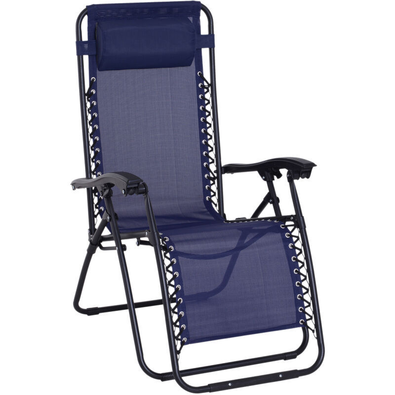 Tumbona Plegable de Jardín Respaldo Ajustable Marco de Acero Transpirable Azul - Azul
Tumbona Plegable de Jardín Respaldo Ajustable Marco de Acero Transpirable Azul - Azul