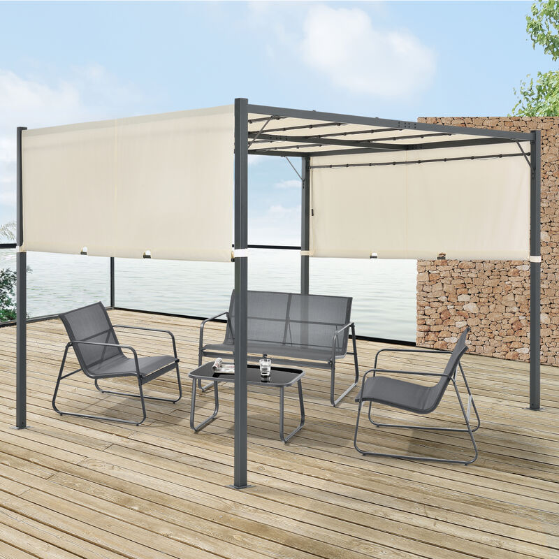 Pabellón con LED - Cenador de Patio Fortaleza - 400 x 300 cm - Pérgola - Carpa para Jardín - Gazebo - Toldo - Vela de Sombra - Cámping - Protección
Pabellón con LED - Cenador de Patio Fortaleza - 400 x 300 cm - Pérgola - Carpa para Jardín - Gazebo - Toldo - Vela de Sombra - Cámping - Protección