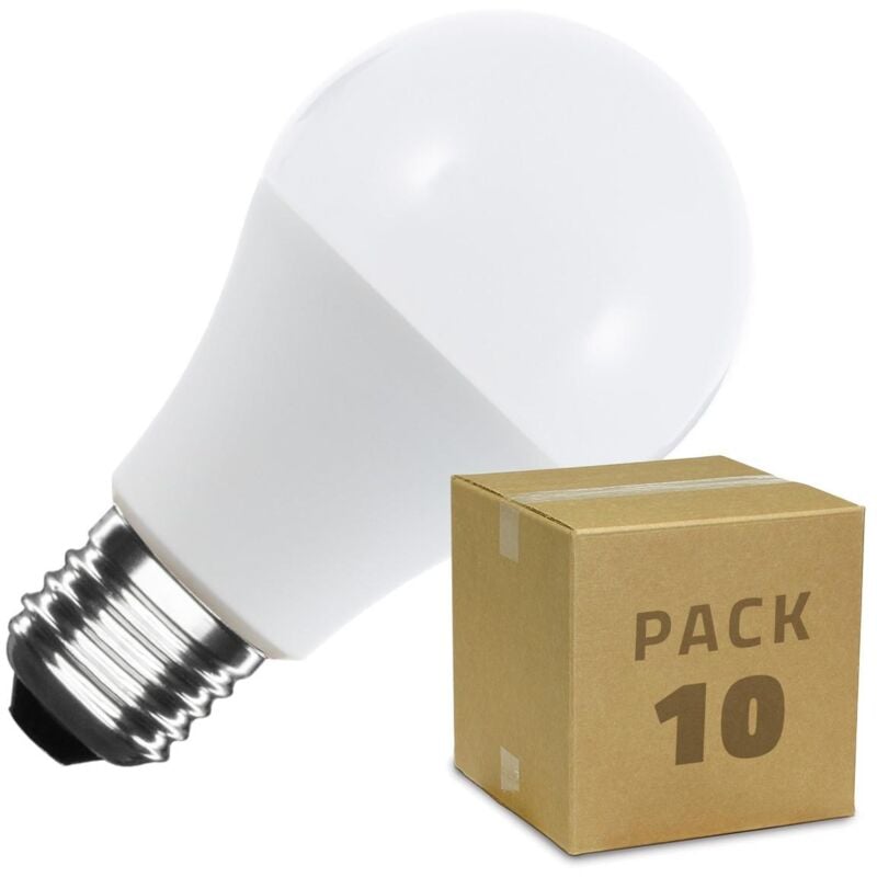 Pack Bombillas LED E27 Casquillo Gordo A60 5W (10 un) Blanco Cálido 2800K - 3200K - Blanco Cálido 2800K - 3200K
Pack Bombillas LED E27 Casquillo Gordo A60 5W (10 un) Blanco Cálido 2800K - 3200K - Blanco Cálido 2800K - 3200K