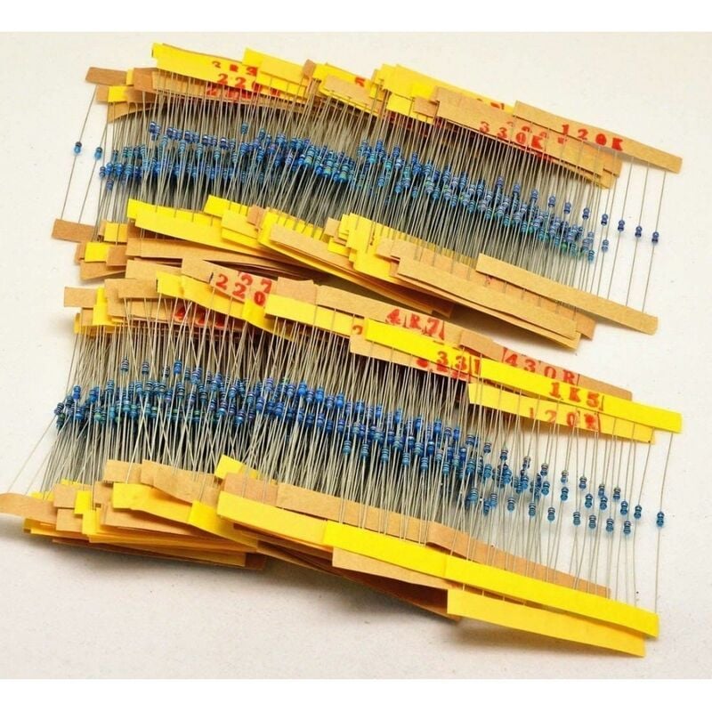 Pack 1220 Resistencias 1/4W -1% - 10 unidades de 122 valores diferentes de 0,1 Ohm a 4,7m Ohm
Pack 1220 Resistencias 1/4W -1% - 10 unidades de 122 valores diferentes de 0,1 Ohm a 4,7m Ohm