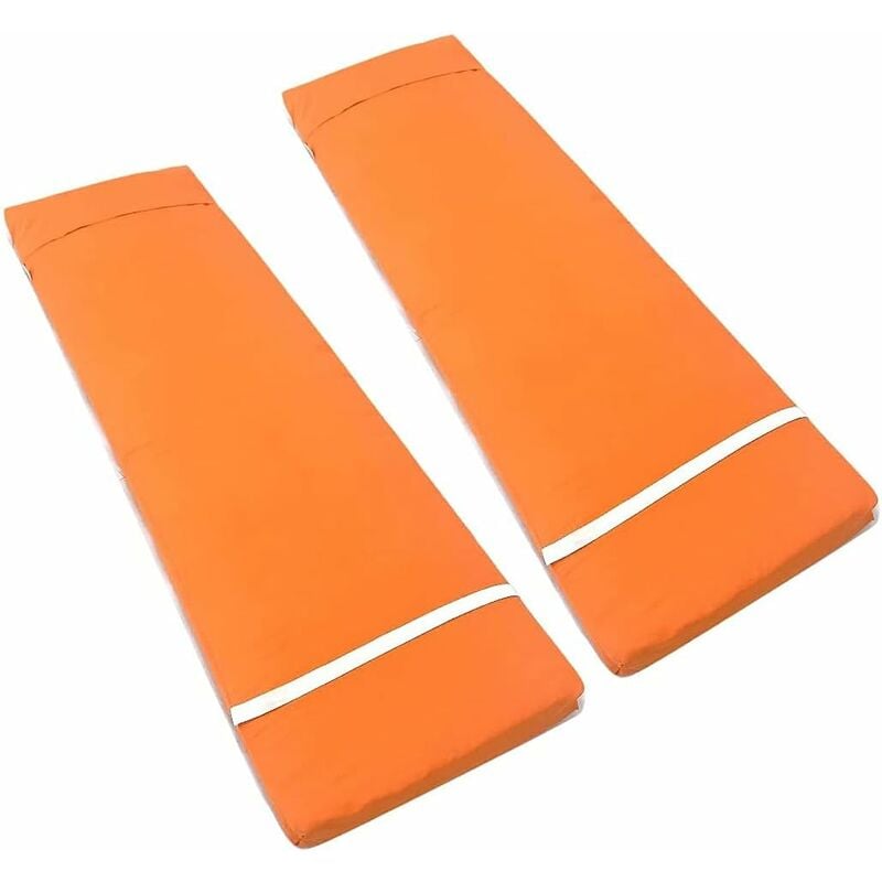 Pack 2 cojines de tumbona para exteriores, alfombra para tomar el sol de 180 x 55 x 8 cm, cojín de tumbona liso, cubierta de tela y relleno de fibra
Pack 2 cojines de tumbona para exteriores, alfombra para tomar el sol de 180 x 55 x 8 cm, cojín de tumbona liso, cubierta de tela y relleno de fibra