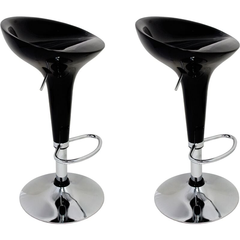 La Silla Española - Pack 2 Taburetes con base en cromo y asiento en color negro (PVC)
La Silla Española - Pack 2 Taburetes con base en cromo y asiento en color negro (PVC)