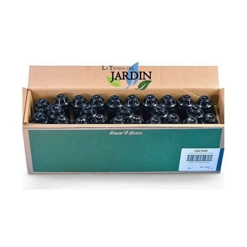 Pack 25 Difusor riego Rainbird US415HE 4' Pop-Up Spray Cabeza HE15Van Variable Arc de rociadores boquilla
Pack 25 Difusor riego Rainbird US415HE 4' Pop-Up Spray Cabeza HE15Van Variable Arc de rociadores boquilla
