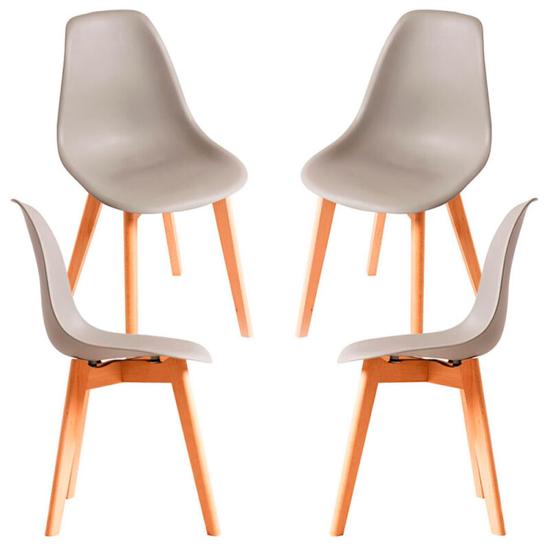 Packs Sillas Comedor - Pack 4 Sillas Kelen - Gris