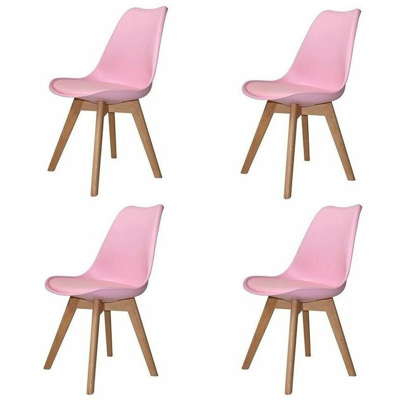 Pack 4 Sillas New Tower Wood R Ancho: 49 Cm X Largo: 53 Cm X Alto: Total: 83 Cm |
