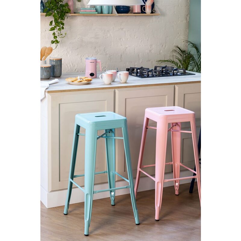 SKLUM Pack 4 Taburetes Altos LIX Comedor Cocina Bar Estilo Industrial - Azul Isla Paraíso
SKLUM Pack 4 Taburetes Altos LIX Comedor Cocina Bar Estilo Industrial - Azul Isla Paraíso