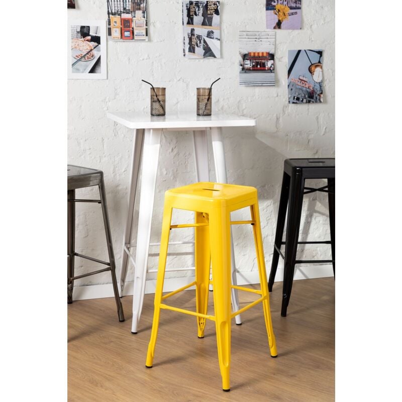 SKLUM Pack 4 Taburetes Altos LIX Comedor Cocina Bar Estilo Industrial - Amarillo Fresia
SKLUM Pack 4 Taburetes Altos LIX Comedor Cocina Bar Estilo Industrial - Amarillo Fresia