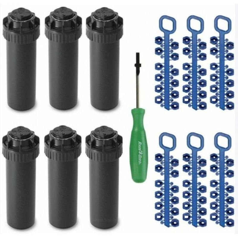 Suinga - Pack 6 Aspersores Rain Bird 5004-PC 3/4', Alcance 7,6 a 15,2 m + Accesorioss
Suinga - Pack 6 Aspersores Rain Bird 5004-PC 3/4', Alcance 7,6 a 15,2 m + Accesorioss