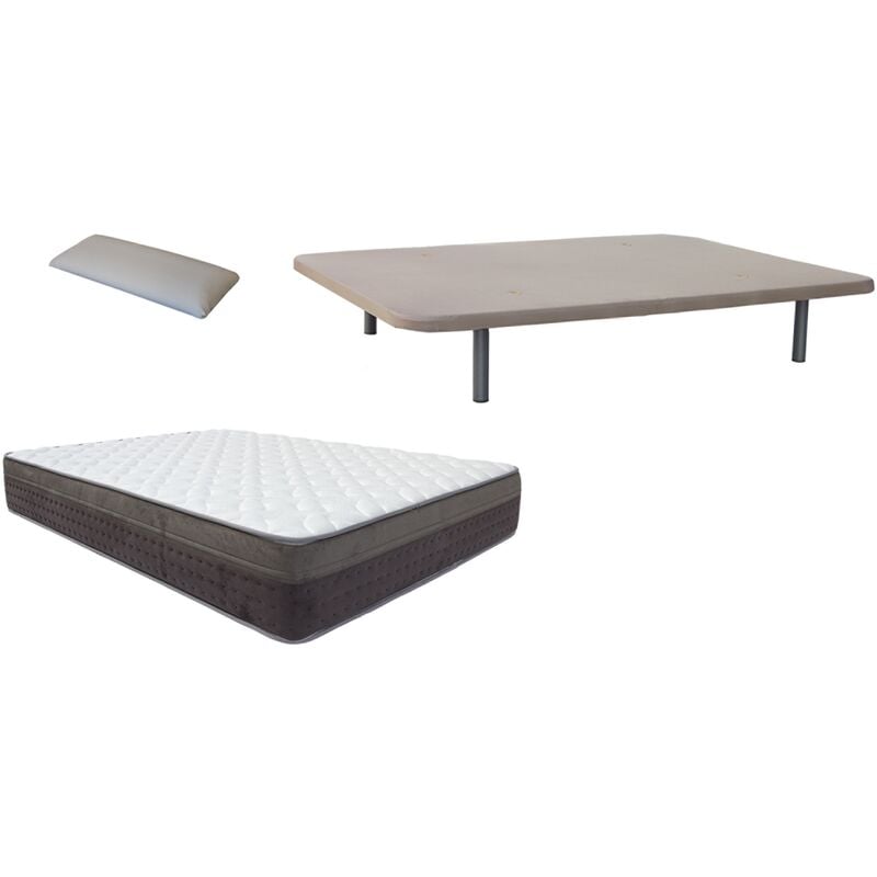 Pack Base tapizada (patas incluidas)+colchon ACUARIO VISCO+ almohada DE REGALO 080X190
Pack Base tapizada (patas incluidas)+colchon ACUARIO VISCO+ almohada DE REGALO 080X190