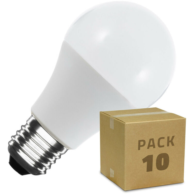 Pack Bombillas LED E27 Casquillo Gordo A60 7W (10 un) Blanco Frío 6000K - 6500K . - Blanco Frío 6000K - 6500K
Pack Bombillas LED E27 Casquillo Gordo A60 7W (10 un) Blanco Frío 6000K - 6500K . - Blanco Frío 6000K - 6500K