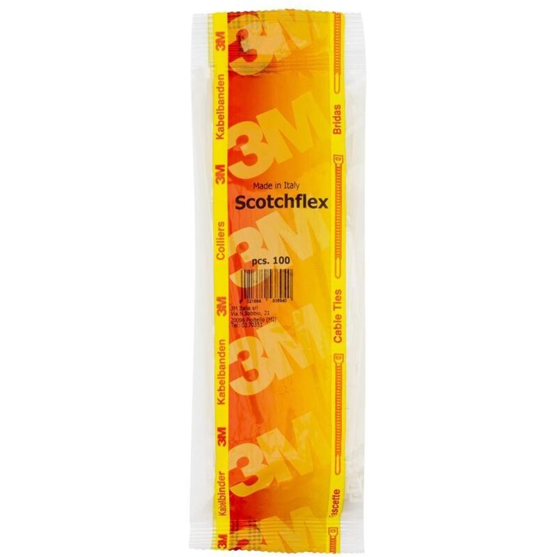 Bolsa Bridas Scotchflex FS 100 A-C 2,5 x 100mm (100 un) 7000035281-AC Blanco - Blanco - 3M
Bolsa Bridas Scotchflex FS 100 A-C 2,5 x 100mm (100 un) 7000035281-AC Blanco - Blanco - 3M