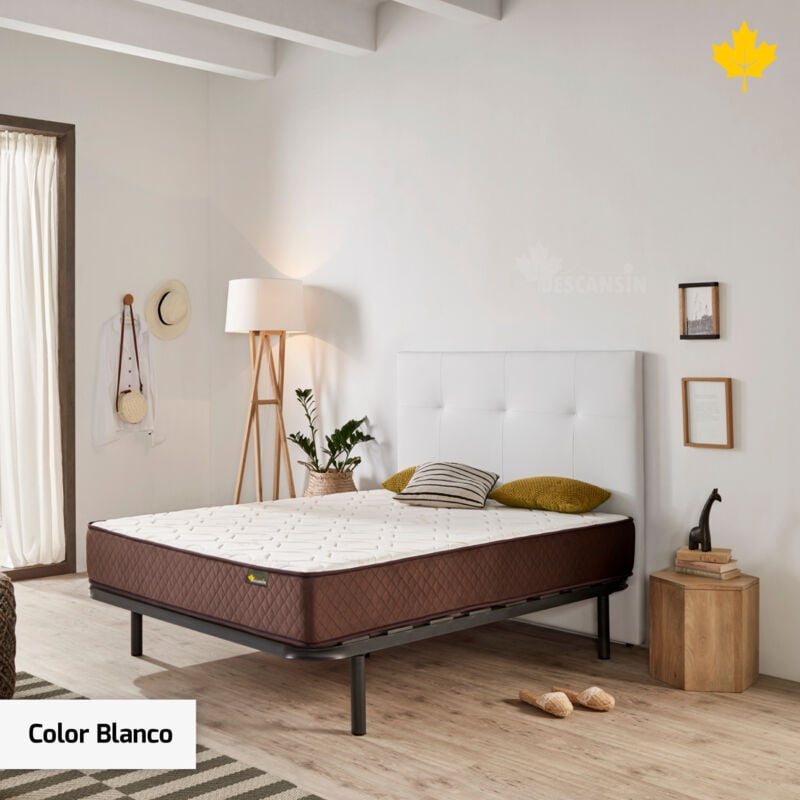 Pack Colchón + Cabecero Tapizado + Somier Descansín | 150 x 200 | Blanco | Fácil Montaje | Maximiza tu Descanso
Pack Colchón + Cabecero Tapizado + Somier Descansín | 150 x 200 | Blanco | Fácil Montaje | Maximiza tu Descanso