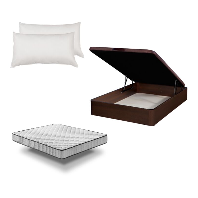 Pack: Canapé Abatible madera + colchón Pronature + almohada - 150x190 cm WENGUÉ Montaje Gratuito
Pack: Canapé Abatible madera + colchón Pronature + almohada - 150x190 cm WENGUÉ Montaje Gratuito